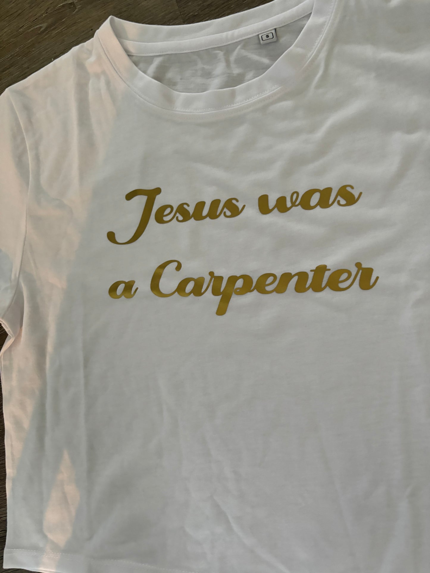 Jesus was a Carpenter Crop Top