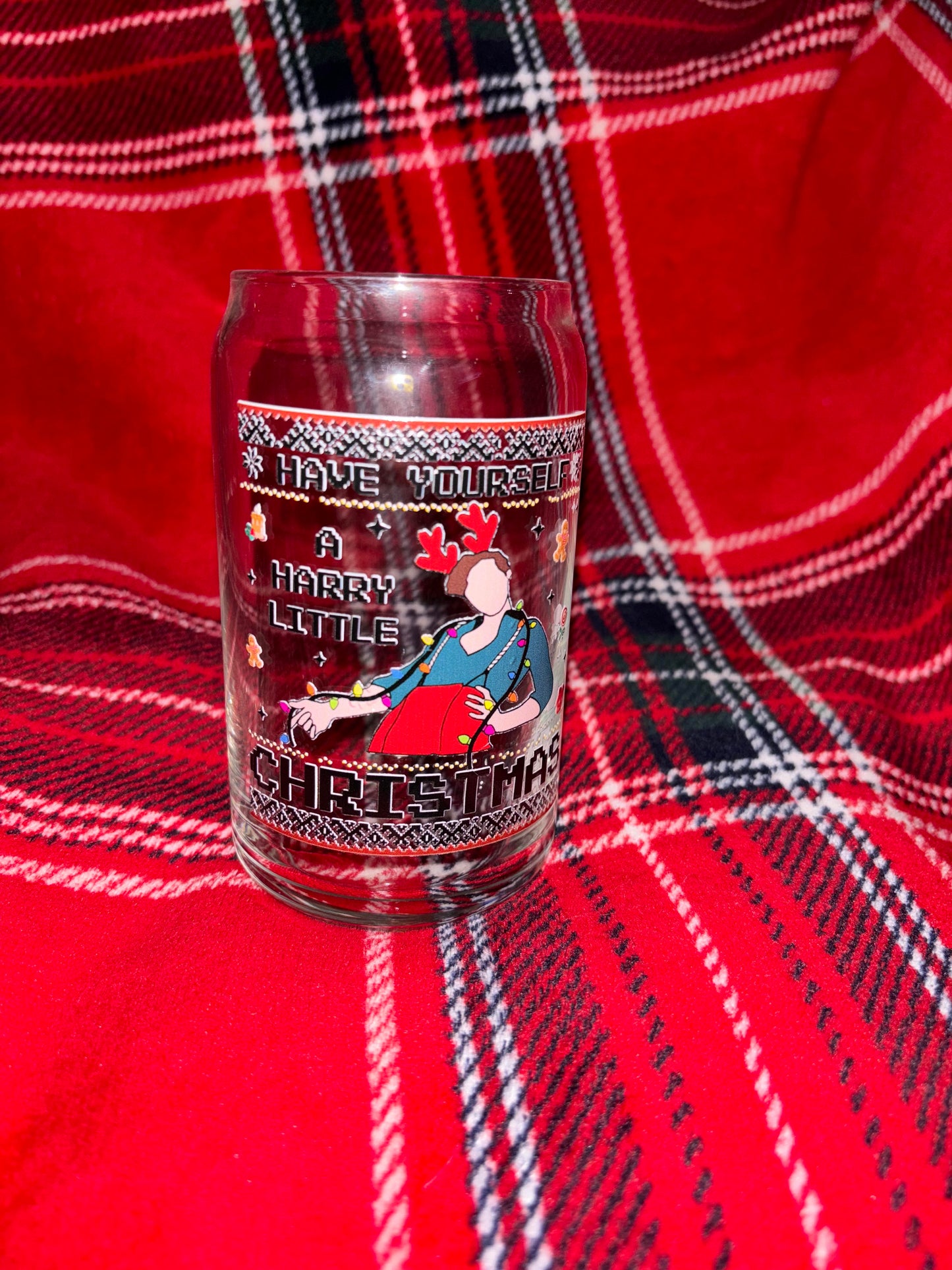 Harry Little Christmas Glass Can