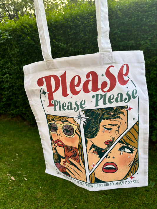 Please Please Please Tote Bag